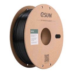 Bobine de PETG eSun Solid Black - 1kg - Spool carton