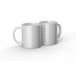 Cricut - Mug en céramique - blanc - 15 oz / 425 ml (lot 2 Mugs)