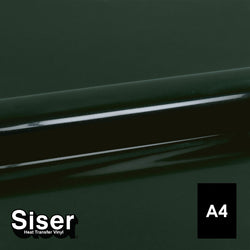 Siser - Basic Flex - Feuille A4 Thermocollant - (A0010) Vert Foncé - 20 x 30 cm