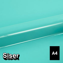 Siser - Basic Flex - Feuille A4 Thermocollant - (A0070) Vert d'Eau - 20 x 30 cm