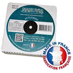 Nanovia - ABS UV Résistant - Noir (Black) - 1.75 mm - 500 g, FILAMENTS SPECIAUX, NANOVIA