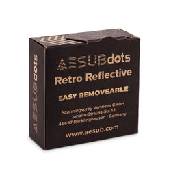 AESUB - AESUBdots Retro Easy - Cibles de positionnement rétroréfléchissantes - 6 mm