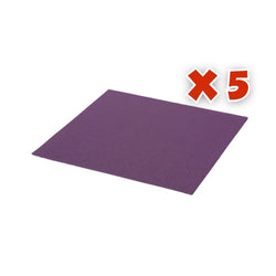 Craft Express - 5 Feuilles de Cuir pour découpe et gravure laser - Violet - 30,5 x 30,5 cm