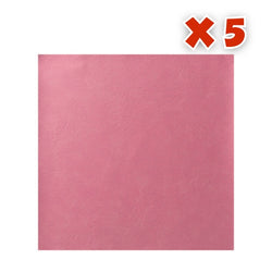 Craft Express - 5 Feuilles de Cuir Laserables - 30,5 x 30,5 cm - Rose