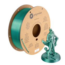 Polymaker - PolyLite Dual Silk PLA - Jadéite (Jadeite) - 1,75 mm - 1 kg