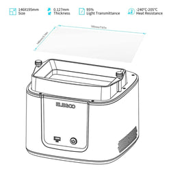 Elegoo Films PFA 5 pièces