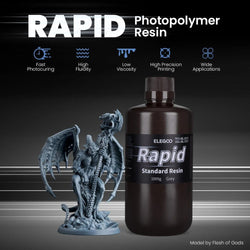 Elegoo Résine Standard Rapid - Vitesse
