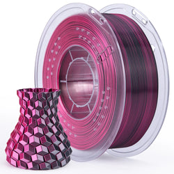 Elegoo - Silk PLA - Noire Rouge (Black Red) - 1,75 mm - 1 kg