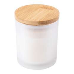 MissKraft - Bougie à graver en bambou - Vanille - ø7  × 9 cm