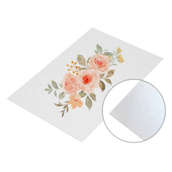 MissKraft - Sublimation - 5 Plaques de Métal Perlé - Blanc - 20 x 30 cm - Personnalisé