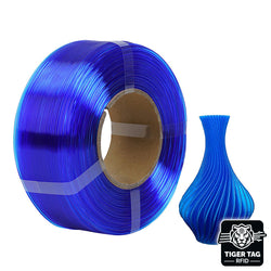 R3D - PLA High-speed - Bleu Transparent (Transparent Blue) - 1,75 mm - 1 kg Refill avec RFID TigerTag