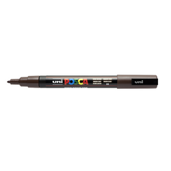 POSCA - Marqueur Pointe Conique Fine - Marron Foncé