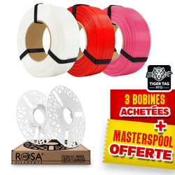Pack Refill Rosa3D - Lovely - PLA Starter x3 + Masterspool Offerte