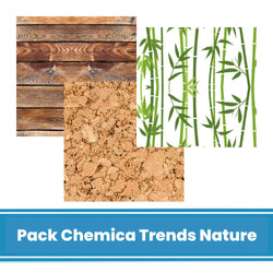 Chemica - Thermocollant - Pack 12 feuilles Nature - 20 x 30 cm