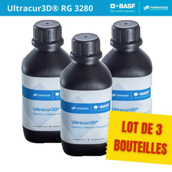 Pack BASF - Ultracur3D RG 3280 - Blanc (White) - 3 x 1,65 kg