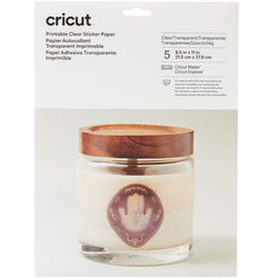 papier autocollant imprimable transparent cricut