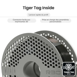 R3D - PLA High-speed - Noir (Black) - 1,75 mm - 1 kg avec RFID TigerTag