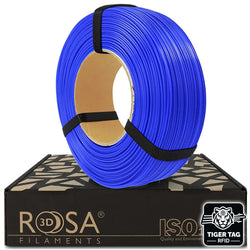 Rosa3D - PLA Starter - Bleu Foncé (Dark Blue) - 1,75 mm - 1 kg Refill avec RFID TigerTag