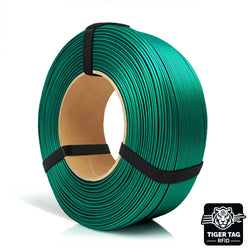 Rosa3D - PLA Starter - Vert Émeraude Satiné (Emerald Green Satin) - 1,75 mm - 1 kg Refill avec RFID