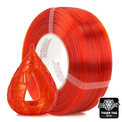 Rosa3D - PETG Standard HS - Orange Transparent - 1,75 mm - 1 kg Refill RFID TigerTag