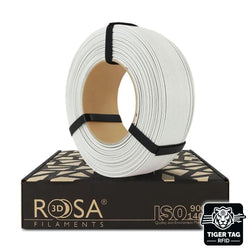 Rosa3D - PCTG+10GF Glass Fiber - Gris Clair (Light Gray) - 1,75 mm - 1 kg Refill avec RFID TigerTag