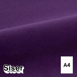 Siser - Flock - Feuille A4 Thermocollant - (S0015) Violet Velours - 20 x 30 cm