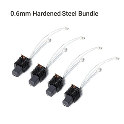 Snapmaker - U1 - Tête d'Extrusion Buse 0,6 mm Acier trempé (Hardened Steel Hot End Bundle) - 4 pcs