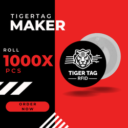 TigerTag Maker 1000 pcs ( Créez vos propres étiquettes RFID pour l'impression 3D )
