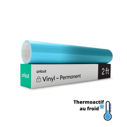 vinyle thermoactif au froid cricut bleu