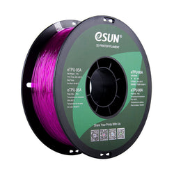 Bobine eSun de eTPU-95A Transparent Purple - 1 kg - Bobine plastique