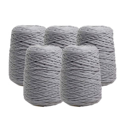 MissKraft - Tufting - Pack Recharge 5 Pelotes - Gris