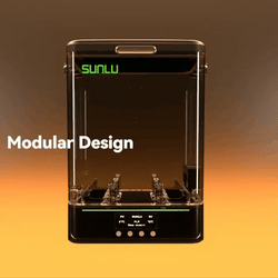 Pack Sunlu FilaDryer SP2 - 2 Boite de stockage + Base Chauffante + 2 Bobines PLA+2.0 Noir 1 kg