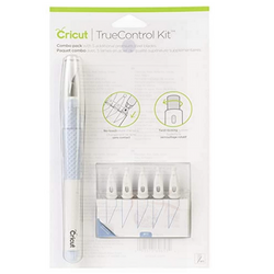 Cricut - TrueControl Kit - Cutter de précision + 5 lames - Bleu
